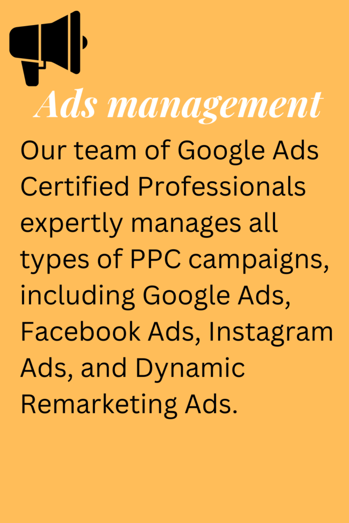 Digital Marketing & Ads Management