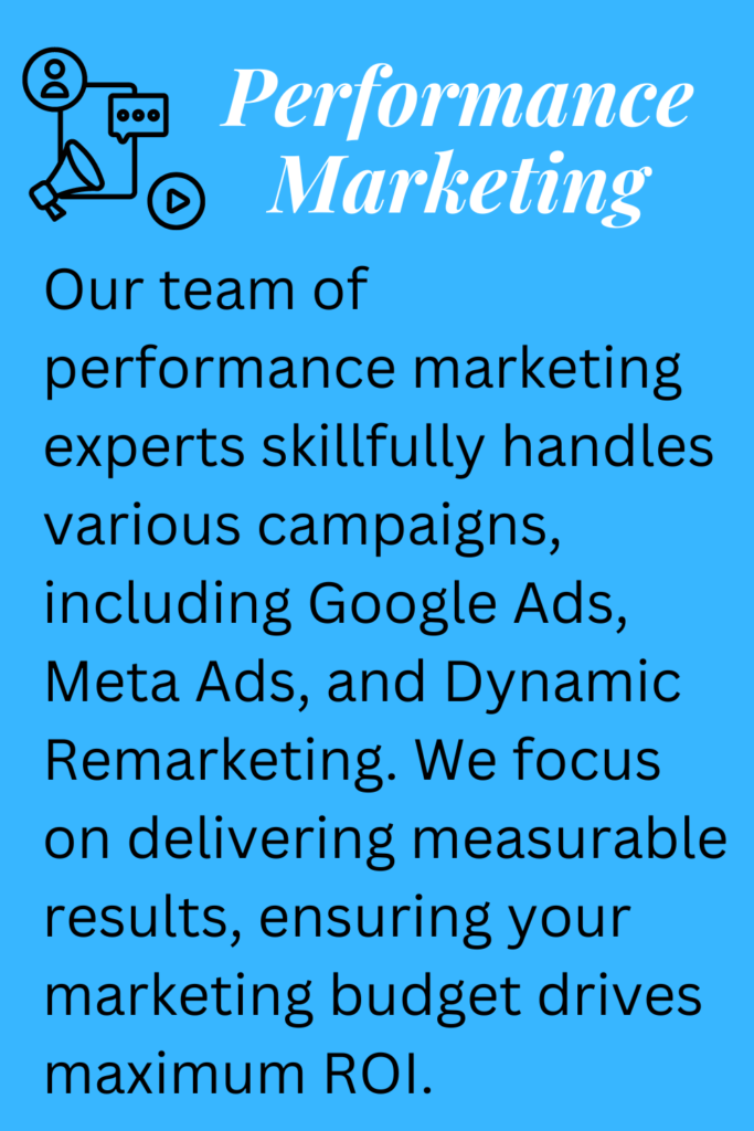 Digital Marketing & Performance marketing